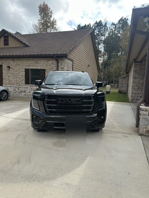 Black SUV Finish Work